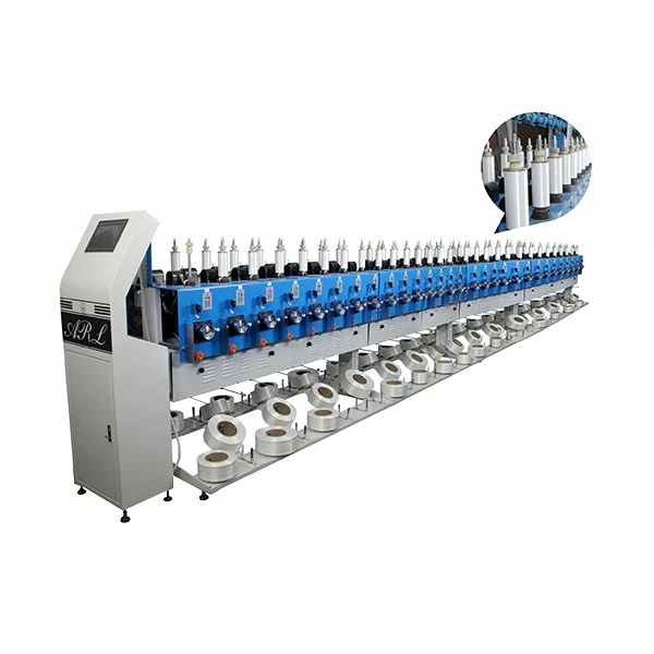 Máquina bobinadora de hilo de coser completamente automática