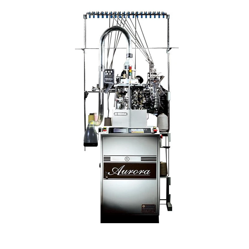 Máquina de tejer calcetines de doble cilindro de 4 pulgadas de alimentación