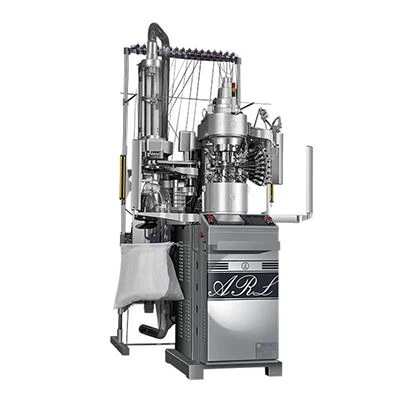 Máquina para hacer punto de calcetines con cierre automático de punta de cilindro doble completamente computarizado